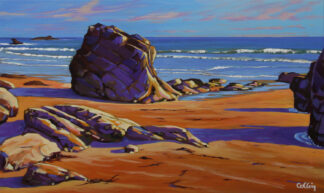 Rochers sur la plage de Port Blanc à Quiberon